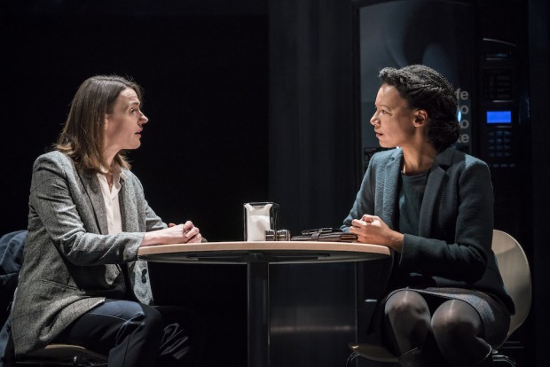 Suranne Jones and Nina Sosanya in Frozen. Photo: Johan Persson