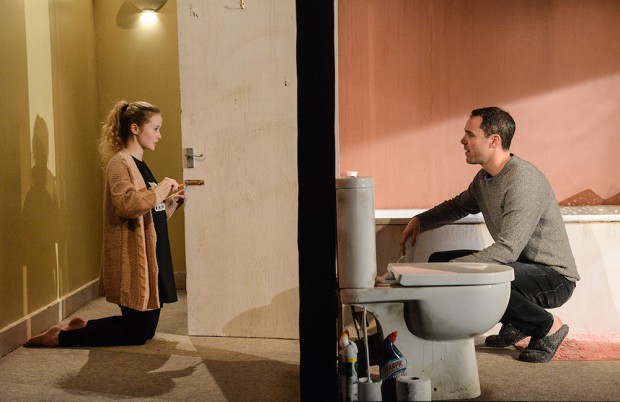 Shannon Tarbet and Joseph Thompson in Yous Two. Photo: Robert Day