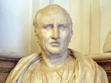 Roman statesman and philosopher Marcus Tullius Cicero