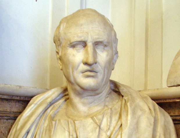 Roman statesman and philosopher Marcus Tullius Cicero