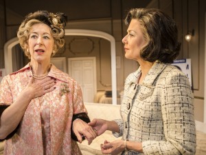 Maureen Lipman and Glynis Barber in The Best Man. Photo: Pamela Raith Photography