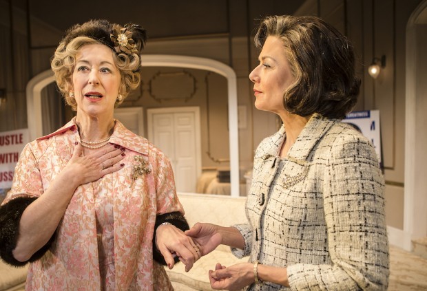 Maureen Lipman and Glynis Barber in The Best Man. Photo: Pamela Raith Photography