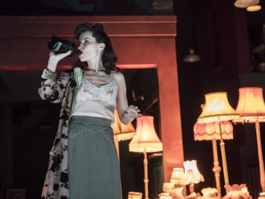 Kate Fleetwood in Absolute Hell. Photo: Johan Persson