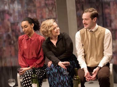 Tessie Orange-Turner, Olivia Darnley and Edward Killingback in Masterpieces. Photo: Bill Prentice