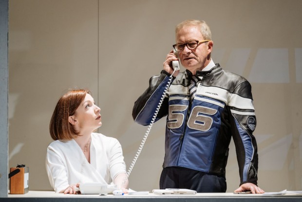 Kirsty Besterman and Harry Enfield in Genesis Inc. Photo: Manuel Harlan