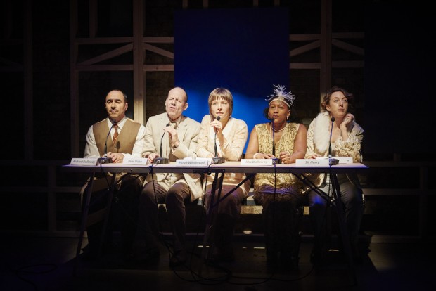 Sean Jackson, Guy Rhys, Emma D’Arcy, Clare Perkins and Clare Lawrence Moody in Mrs Dalloway. Photo: Ollie Grove