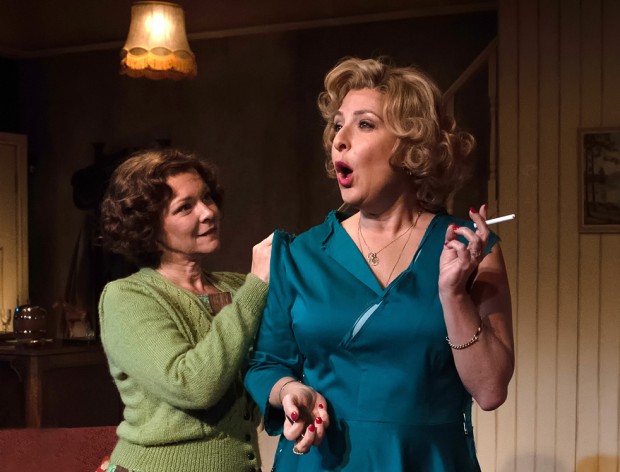 Finty Williams and Tracy-Ann Oberman in Pack of Lies. Photo: Bill Knight