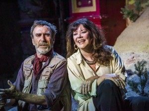 Joe McGann and Josie Lawrence in Love-Lies-Bleeding. Photo: Tristram Kenton