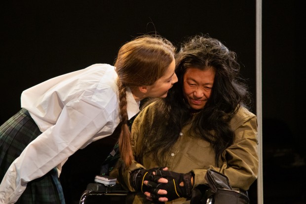 Flora Spencer-Longhurst and Lucy Sheen in A Pupil. Photo: Meurig Marshall