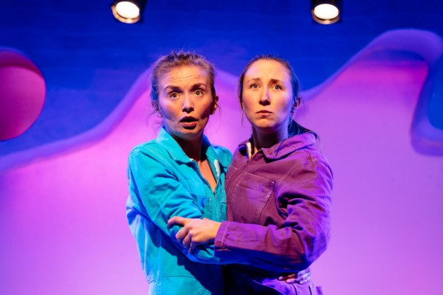 Sophie Melville and Erin Doherty in Wolfie. Photo: Helen Murray
