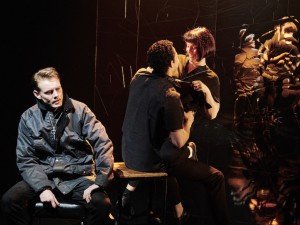 Dan Monaghan, Daryl McCormack and Clare McKenna in Citysong. Photo: Ros Kavanagh