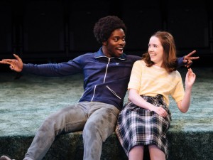 Jonathan Ajayi and Tilly Steele in Strange Fruit. Photo: Helen Murray