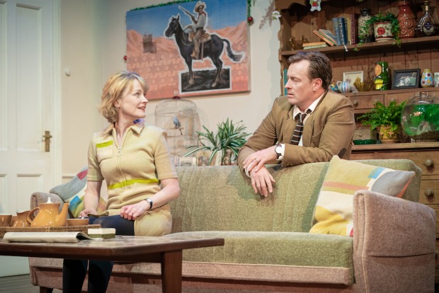 Claire Skinner and Toby Stephens in A Day in the Death of Joe Egg. Photo: Marc Brenner