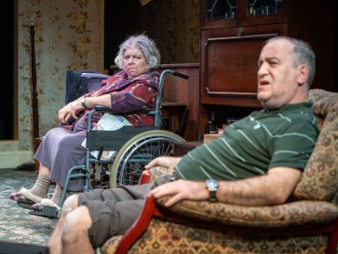 Miriam Margolyes and Mark Hadfield in Sydney & the Old Girl. Photo: Pete Le May