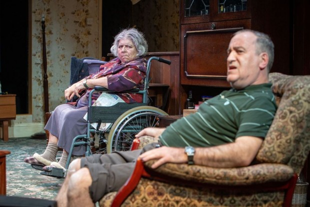 Miriam Margolyes and Mark Hadfield in Sydney & the Old Girl. Photo: Pete Le May