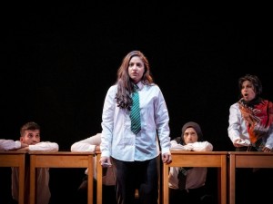 Qasim Mahmood, Gurkiran Kaur, Komal Amin and Keshini Misha in Trojan Horse. Photo: Ant Robling