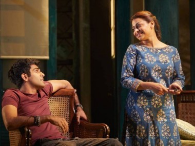 Bally Gill and Ayesha Dharker in When the Crows Visit. Photo: Mark Douet