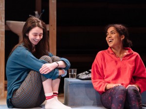 Tanya Reynolds and Rebekah Murrell in Scenes with Girls. Photo: Helen Murray