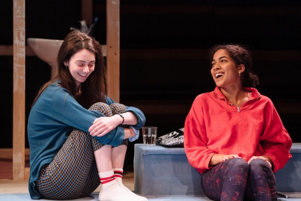 Tanya Reynolds and Rebekah Murrell in Scenes with Girls. Photo: Helen Murray