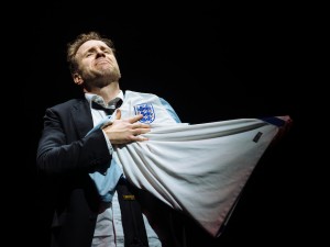 Rafe Spall in Death of England. Photo: Helen Murray