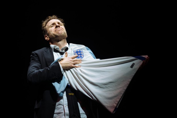 Rafe Spall in Death of England. Photo: Helen Murray