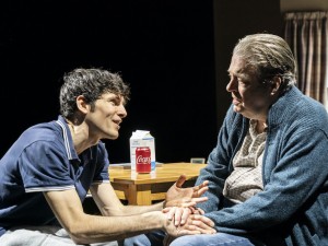 Colin Morgan and Roger Allam in A Number. Photo: Johan Persson