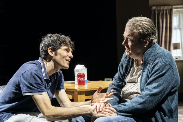 Colin Morgan and Roger Allam in A Number. Photo: Johan Persson