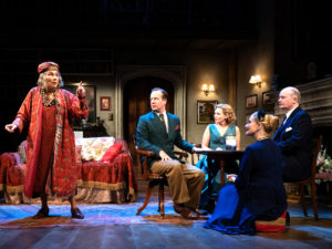 Jennifer Saunders and cast in Blithe Spirit. Photo: Bill Knight