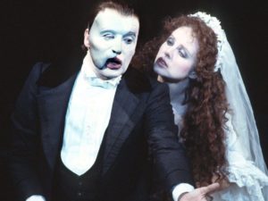 Michael Crawford and Sarah Brightman in the original production of The Phantom of the Opera