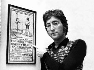 Beatle John Lennon and the Pablo Fanque poster