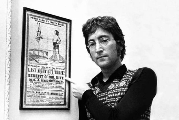 Beatle John Lennon and the Pablo Fanque poster