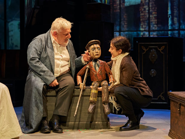 Simon Russell Beale and Patsy Ferran in A Christmas Carol. Photo: Manuel Harlan