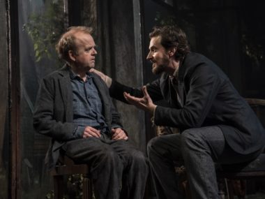 Toby Jones and Richard Armitage in Uncle Vanya. Photo: Johan Persson