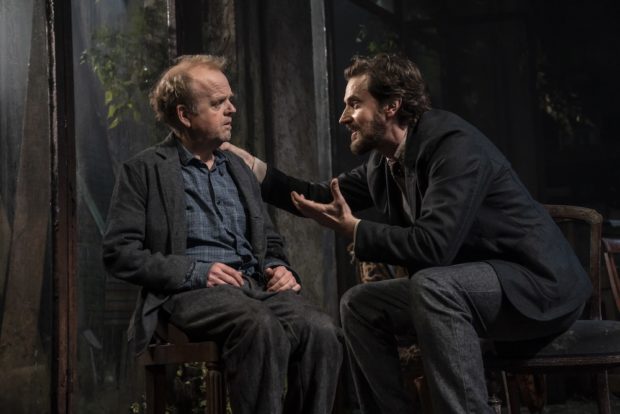 Toby Jones and Richard Armitage in Uncle Vanya. Photo: Johan Persson