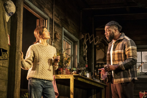 Gemma Arterton and Fehinti Balogun in Walden. Photo: Johan Persson