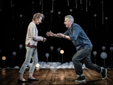 Zoë Wanamaker and Peter Capaldi in Constellations. Photo: Marc Brenner
