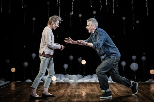 Zoë Wanamaker and Peter Capaldi in Constellations. Photo: Marc Brenner