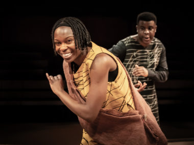 Joan Iyiola and Ashley Zhangazha in Changing Destiny. Photo: Marc Brenner