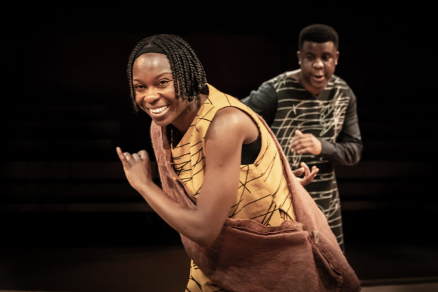 Joan Iyiola and Ashley Zhangazha in Changing Destiny. Photo: Marc Brenner