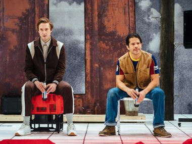 Arthur Darvill and Carlo Albán in Rare Earth Mettle. Photo: Helen Murray