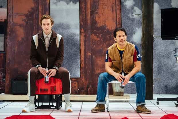 Arthur Darvill and Carlo Albán in Rare Earth Mettle. Photo: Helen Murray