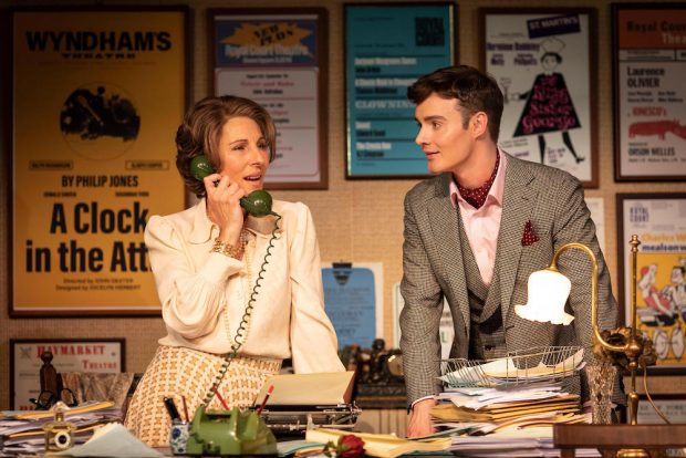 Tamsin Greig and Jos Vantyler in Peggy For You. Photo: Helen Maybanks