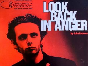 Poster of actor Michael Sheen in Look Back in Anger