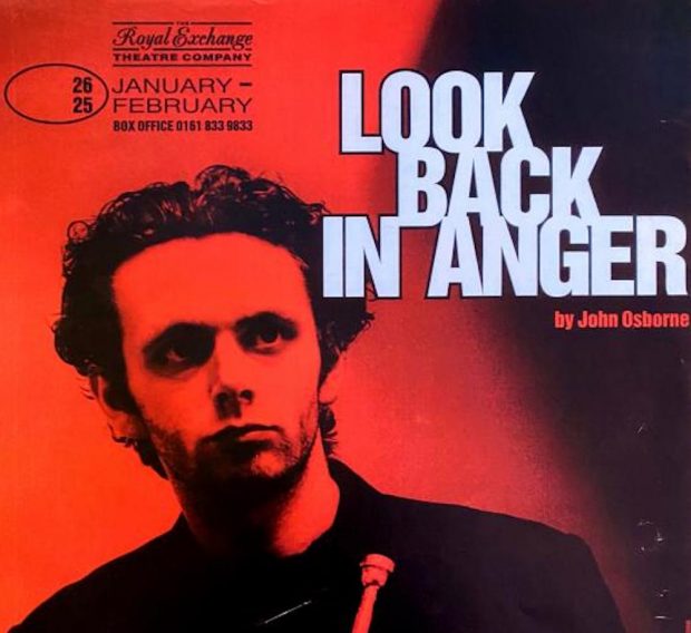 Poster of actor Michael Sheen in Look Back in Anger