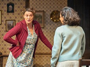 Sarah Parish and Rita Bernard-Shaw in Trouble in Butetown. Photo: Manuel Harlan