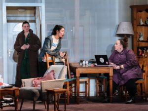 Liz White, Yazmin Kayani and Alison Fitzjohn in Dixon and Daughters. Photo: Helen Murray