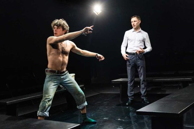 Jospeh Potter and Ned Costello in Leaves of Glass. Photo: Mark Senior