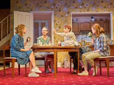 Michelle Butterly, Sue Jenkins, Jodie McNee and Emma Harrison in Cuckoo. Photo: Manuel Harlan