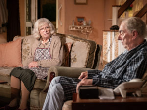 Marion Bailey and Alun Armstrong in To Have and To Hold. Photo: Marc Brenner