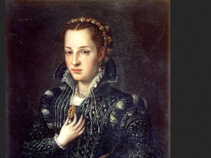 Lucrezia de’ Medici possibly by Bronzino (1560)